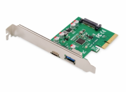 Digitus Karta PCIe, USB Type-C + USB Type-A až 10 GB / s