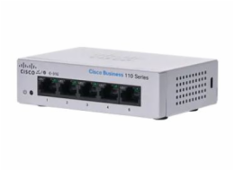 Cisco switch CBS110-5T-D (5xGbE, fanless)