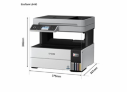 EPSON tiskárna ink EcoTank L6490, 4v1, A4, 1200x4800dpi, 37ppm, USB, Duplex