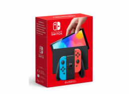 Herní konzole Nintendo Switch, Neon Red&Blue Joy-Con (OLED)