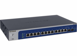 NETGEAR Plus XS512EM - Přepínač - inteligentní - 10 x 100/1000/2.5G/5G/10GBase-T + 2 x combo 10 Gigabit SFP+ - desktop, Lze montovat do rozvaděče