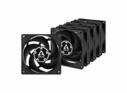 ARCTIC P8 PWM PST Case Fan - 80mm case fan with PWM control and PST cable - Pack of 5pcs