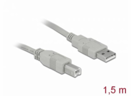 Delock Kabel USB 2.0 Typ-A samec > USB 2.0 Typ-B samec 1,8 m