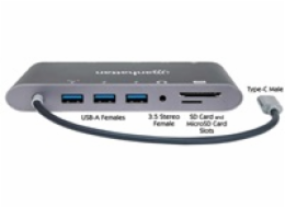 Stacja/replikator Manhattan 7w1 USB-C (152808)