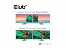 Club3D Dokovací stanice USB 3.2 typ C (5xUSB/USB-C/3xHDMI/2xDP/Ethernet/Audio) s Universal Triple 4K napájecím adaptérem