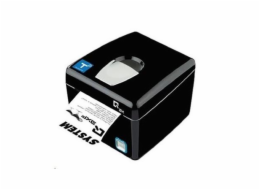 Custom pokladní tiskárna QX3, řezačka, USB/RS232, černá, zdroj