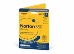 NORTON 360 DELUXE 25GB +VPN 1 uživatel pro 3 zařízení na 1 rok ESD