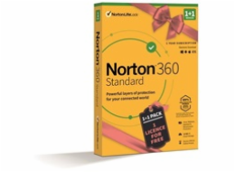 NORTON 360 STANDARD 10GB + VPN, 1+1 uživatel pro 1 zařízení na 1 rok BOX