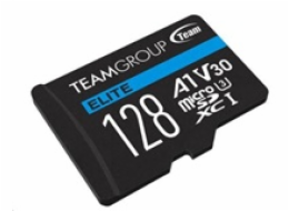 Karta TeamGroup Elite MicroSDXC 128 GB Class 10 UHS-I/U3 A1 V30 (TEAUSDX128GIV30A103)