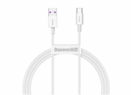 Kabel USB na USB-C řady Superior, 66W, 1m (bílý)