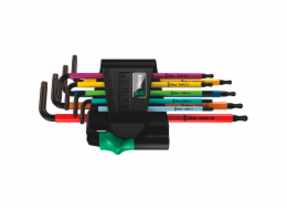 Wera 967/9 TX BO Multicolour 1 L-Key Set for TORX, BlackLaser