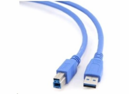 GEMBIRD Kabel USB 3.0 A-B propojovací 3m (modrý)