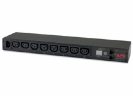 APC Rack PDU, Metered, 1U, 12A/208V, 10A/230V, (8) C13