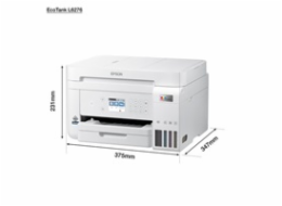 EPSON tiskárna ink EcoTank L6276, 3v1, A4, 1200x4800dpi, 33ppm, USB, Wi-Fi, LAN, bílá