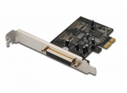 Karta LPT PCI Express, 1xDB25, Low Profile, Chipset: ASIX99100