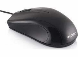 Logic LM-12 myš USB Typ-A Optický 1000 DPI Pro praváky i leváky