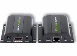 Techly IDATA EXT-E70I AV prodlužovačka AV vysílač a přijímač Černá