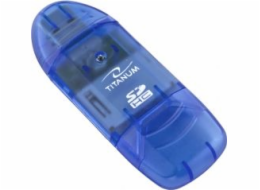 TITANUM TA101B čtečka karet Modrá USB 2.0