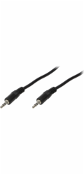 Kabel LogiLink Jack 3,5 mm – Jack 3,5 mm 10 m černý (CA1053)