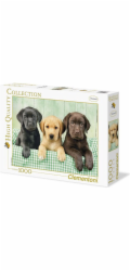 Clementoni - Puzzle 1000 Tři Labradoři