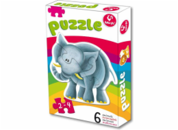 Promatek PROMATEK První puzzle, Zvířátka 2 - 0314