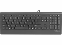 Kabelová klávesnice Natec Barracuda Black US (NKL-0876)