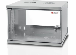Techly I-CASE EL-1006G32 rack 6U Nástěnný regál Šedá