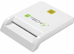 Techly Compact /Writer USB2.0 White I-CARD CAM-USB2TY smart card reader Indoor 029150