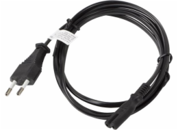 LANBERG CEE 7/16 na IEC 320 C7 EURO (RADIO) POWER CORD 1.8M černý  