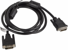 Lanberg CA-DVID-10CC-0030-BK Dvi-D (24+1Pol) Stecker auf Dvi-D (24+1Pol) Stecker Dual Link Kabel  3m schwarz DVI cable Black