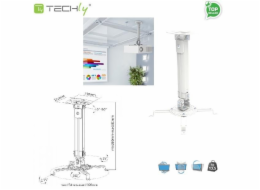 Techly ICA-PM 18S držák na projektor Strop Stříbrná