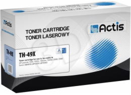 Actis Toner TH-49X pro tiskárny HP, Canon, Náhradní toner HP 49X Q5949X, Canon CRG-708H; Standardní; 6000 stran; černý