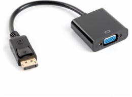 Lanberg AD-0002-BK LANBERG adaptér DisplayPort 1.1 na VGA, M/F, kabel 20cm, černý