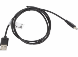 LANBERG USB CABLE 2.0 TYPE-C(M)-AM 1M  BLACK