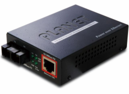 Planet&nbsp;FTP-802S15&nbsp;konvertor&nbsp;10/100Base-FX&nbsp;SM&nbsp;SC,&nbsp;PoE&nbsp;injektor&nbsp;802.3af,&nbsp;singlemode