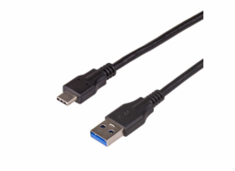 Akyga kabel USB 3.1 type C 1.0m/černá 
