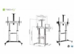 Techly ICA-TR24 TV stand/entertainment centre 1 shelves