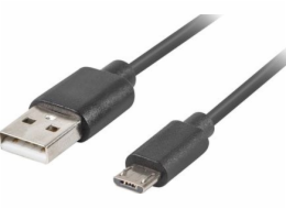 Lanberg USB kabel USB micro BM kabel - AM 2.0 1.8m černý QC 3.0 -CA-USBM-20CU-0018-BK