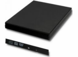Qoltec kapsa pro 12,7mm SATA CD / DVD optickou mechaniku - USB 2.0 (51866)