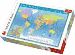 Trefl Puzzle 2000 Politická mapa světa