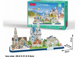 Cubicfun Puzzle 3D City Line Bavorsko