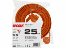 Acar PS-2P H05VV-F 2X1 25M zahradní prodlužovací kabel