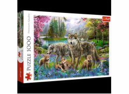 Trefl Puzzle 1000 vlčí rodina