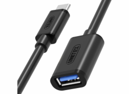 Kabel USB Unitek TYP-C TO USB AF 0,15 m (Y-C476BK)