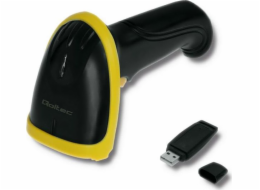Qoltec 50862 Wireless Laser Barcode Scanner 1D | 2.4GHz