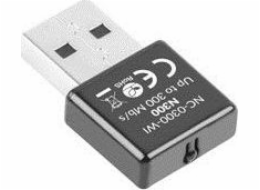 Lanberg USB N300 síťový adaptér (NC-0300-WI)