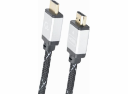 Gembird kabel HDMI High speed (M - M), série Select Plus, Ethernet, pozlacené konektory, 5 m