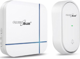 GreenBlue GB210 Wireless kinetic battery-free doorbell - 52 melodies  range 150m  IP44