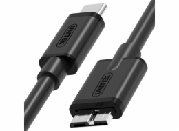 USB Unitek USB typ-C kabel – microUSB 3.0, 1m (Y-C475BK)