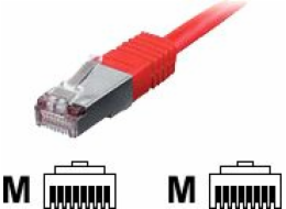 Equip Patchcord, S/FTP, Cat6, PIMF, 5M, červená (605524)